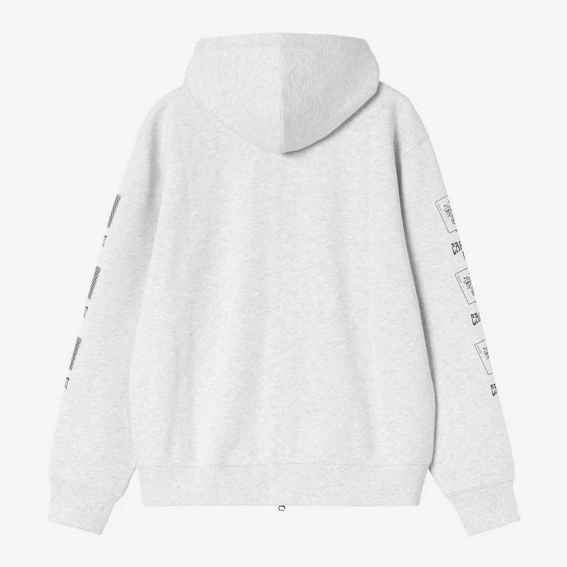 Carhartt WIP Herren-Spielkarten-Hoodie | Aschgrau meliert