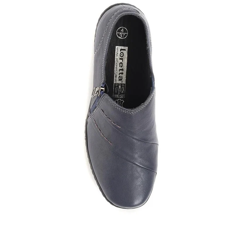 Handmade Leather Shoes - HAK36011 / 322 928 - Navy