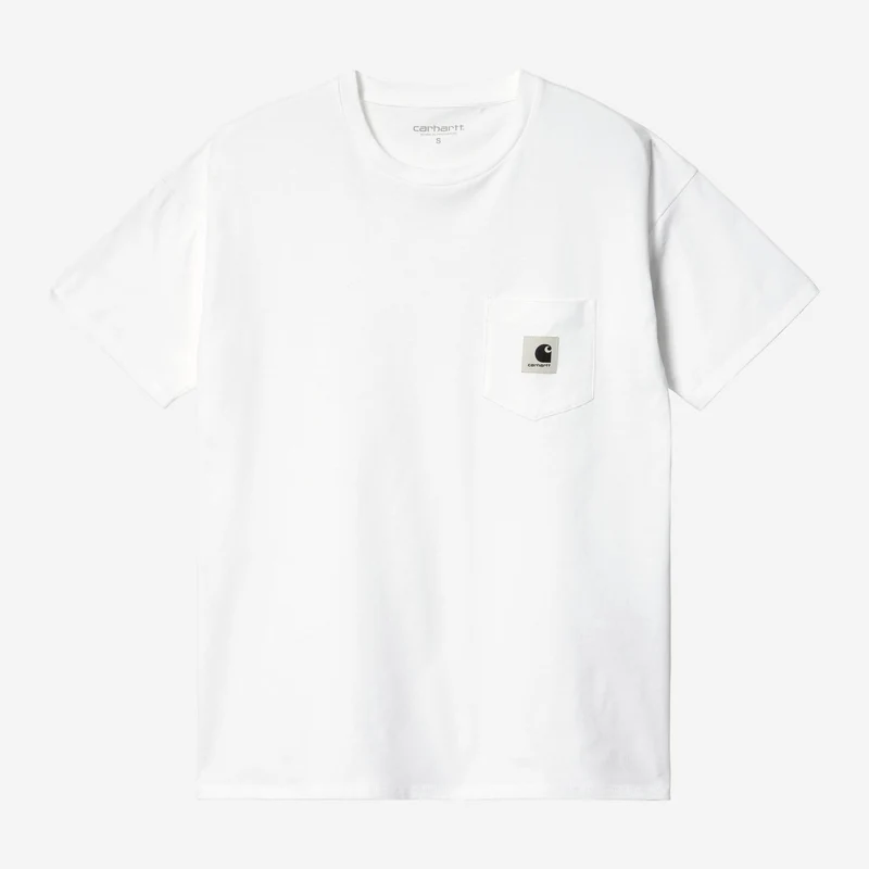 Carhartt WIP Damen-T-Shirt mit Brusttasche | Weiß