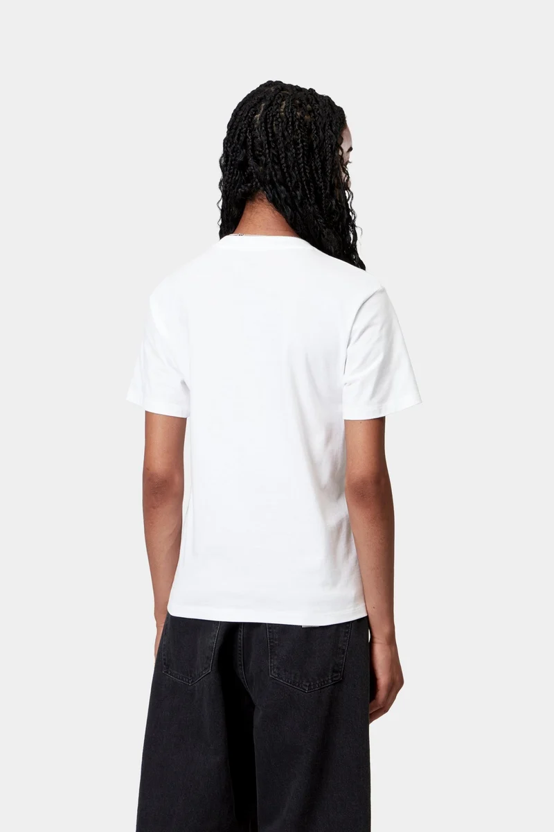 Carhartt WIP Damen-T-Shirt mit Brusttasche | Weiß