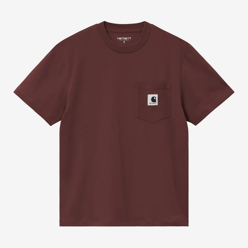 Carhartt WIP Damen-T-Shirt mit Brusttasche | Amarone