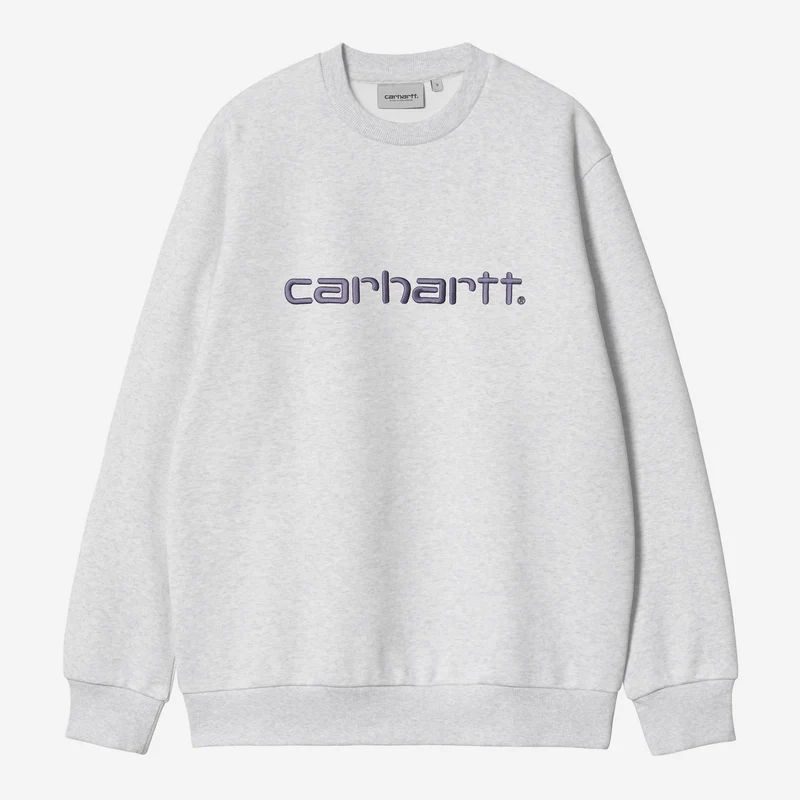 Carhartt WIP Frauen Carhartt Sweatshirt | Ash Heather Cozy Purple