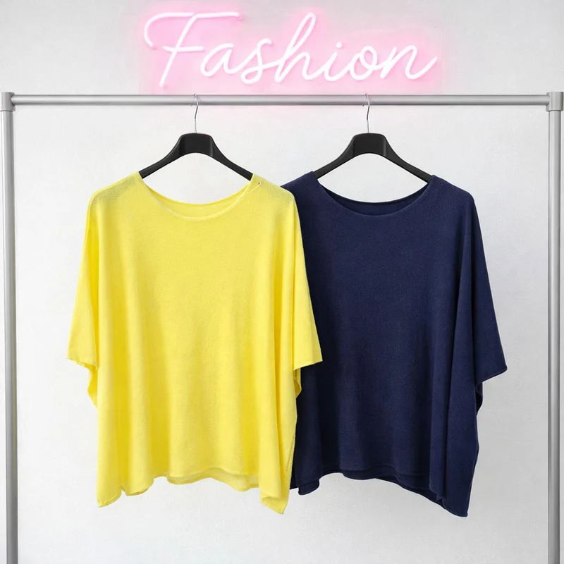 Longshirt Feinstrick Strick