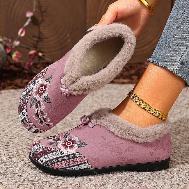 Dannelia – Bequeme Schuhe Aus Kunstfell