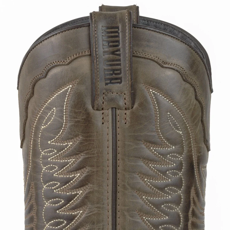 Cowboy Country- und Westernstiefel für Damen und Herren 17 Braunes Leder