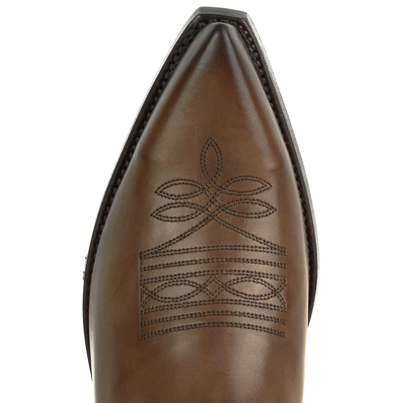Cowboy Country- und Westernstiefel für Damen und Herren 1920 Braunes Leder