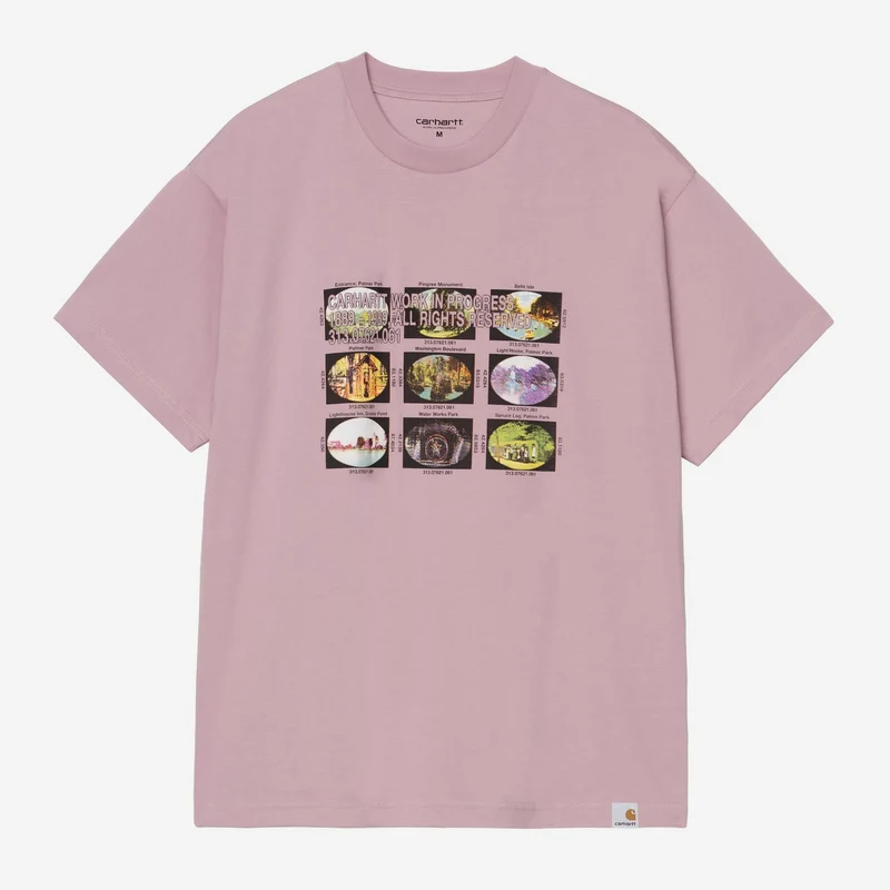 Carhartt WIP Herren-T-Shirt mit Koordinatenmuster | Hortensia