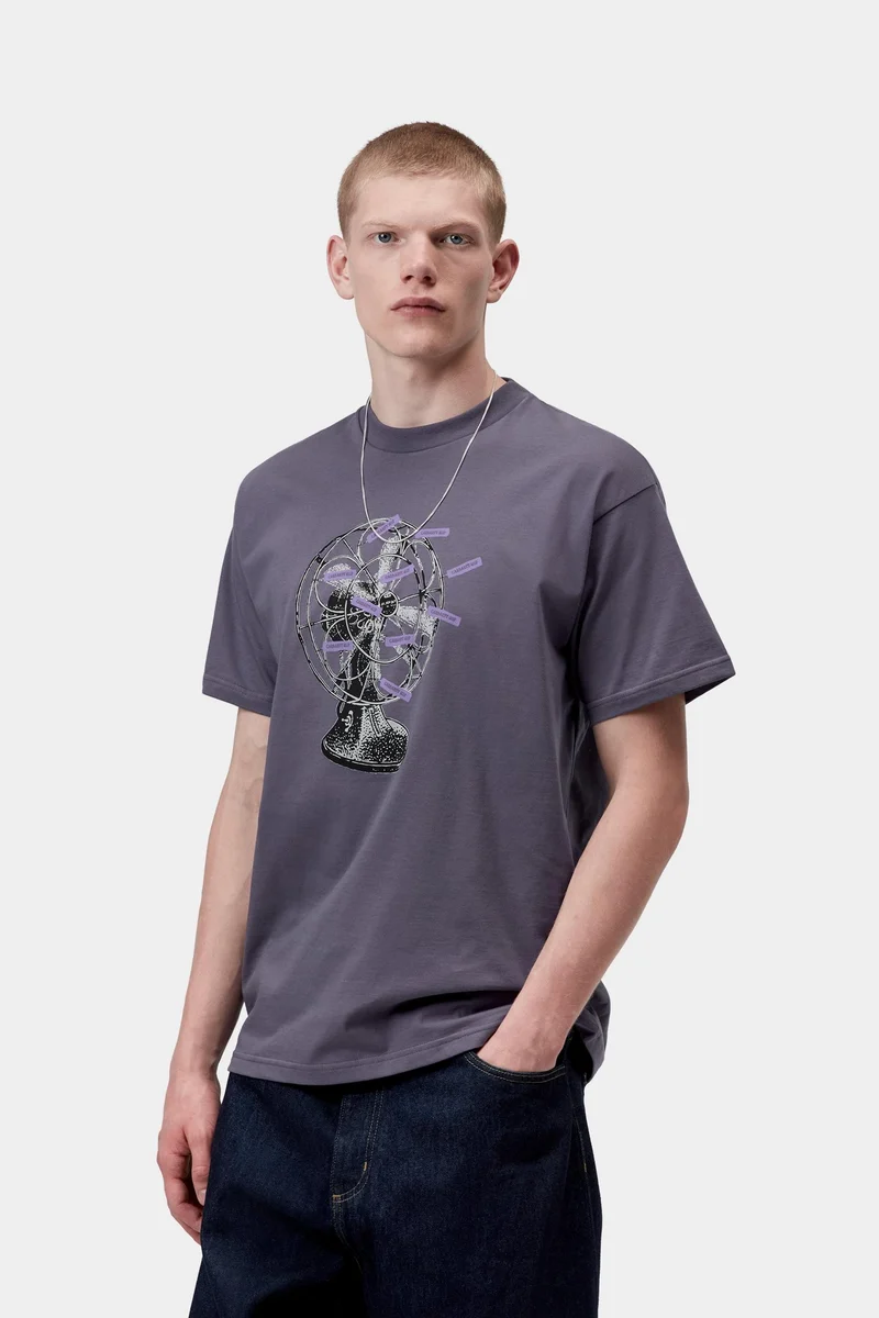 Carhartt WIP Fan-T-Shirt für Herren | Schattiges Lila