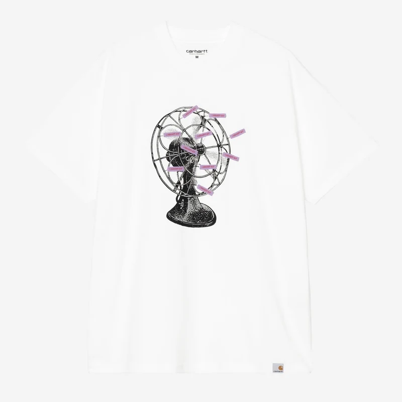 Carhartt WIP Herren-Fan-T-Shirt | Weiß