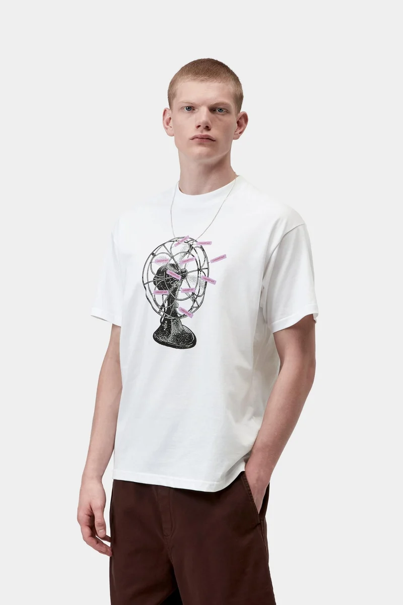 Carhartt WIP Herren-Fan-T-Shirt | Weiß