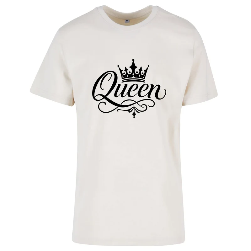 Statement Queen Krone T-Shirt Shirt Frontprint & Backprint | Unisex