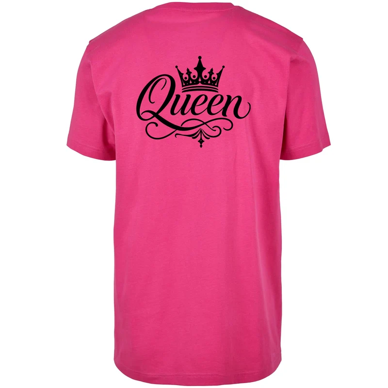 Statement Queen Krone T-Shirt Shirt Frontprint & Backprint | Unisex