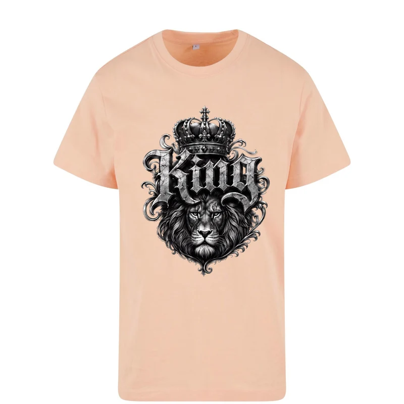 Statement King Löwe Lion T-Shirt Shirt Frontprint & Backprint | Unisex