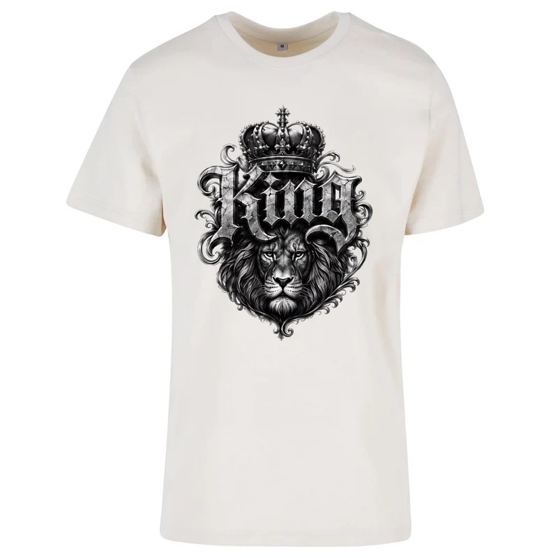 Statement King Löwe Lion T-Shirt Shirt Frontprint & Backprint | Unisex