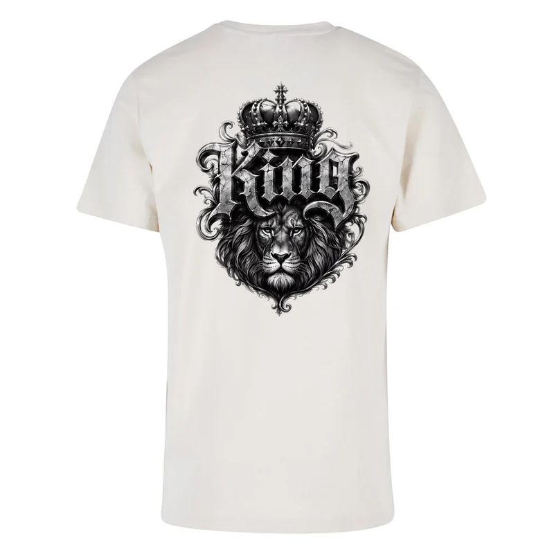 Statement King Löwe Lion T-Shirt Shirt Frontprint & Backprint | Unisex