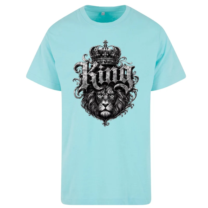 Statement King Löwe Lion T-Shirt Shirt Frontprint & Backprint | Unisex