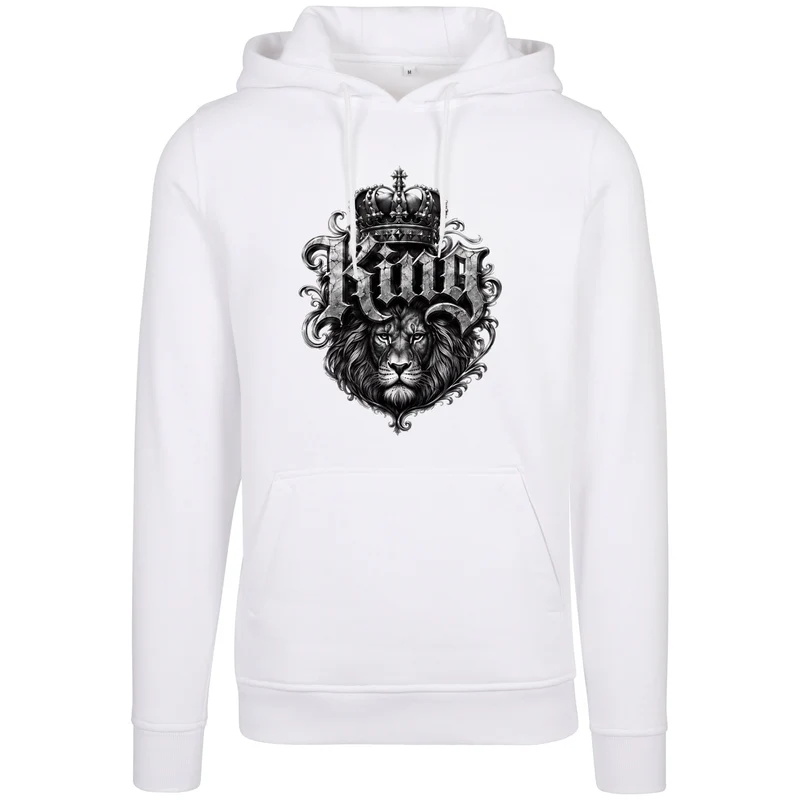 Statement King Löwe Lion Hoodie Pullover Frontprint & Backprint | Unisex