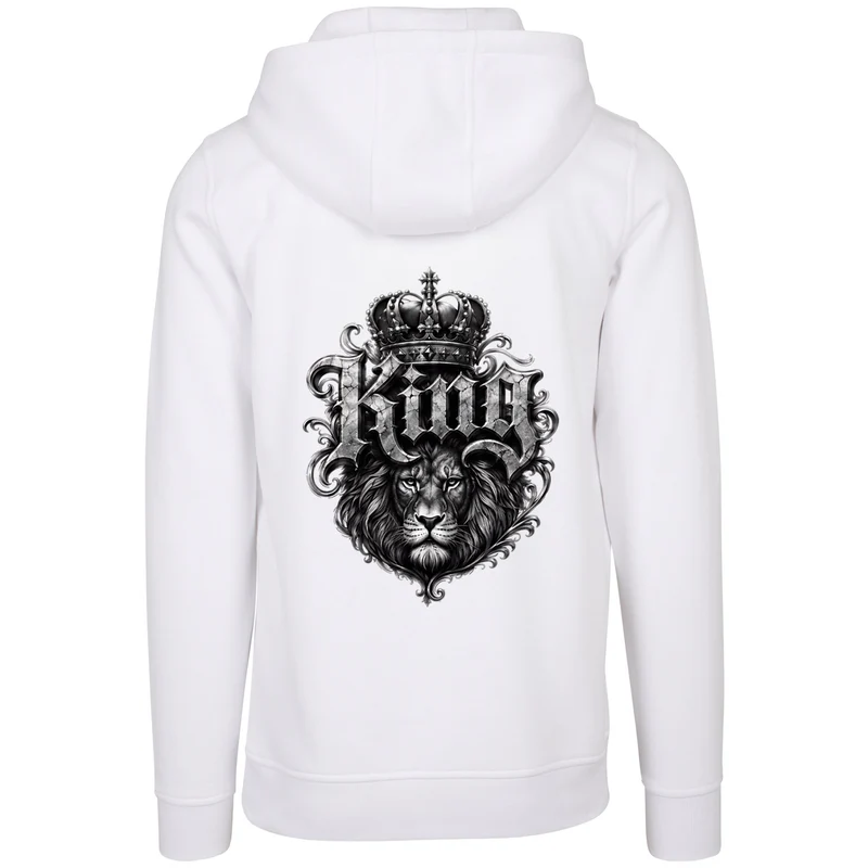 Statement King Löwe Lion Hoodie Pullover Frontprint & Backprint | Unisex