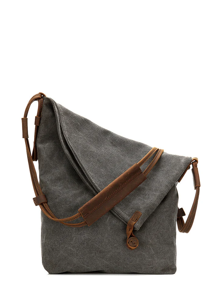 Liraine – Umhängetasche Aus Canvas Und Leder
