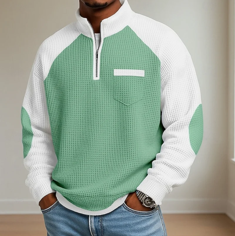 Lewiss - Pullover Mit Reißverschluss Und Hohem Kragen