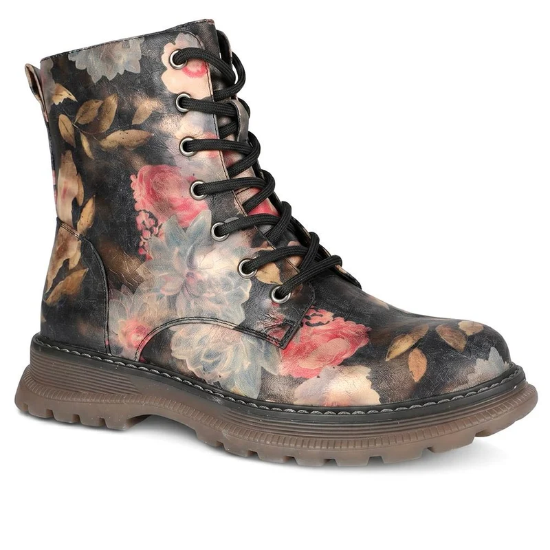 Fashionable Lace Up Ankle Boots - LECHE44007 / 329 751