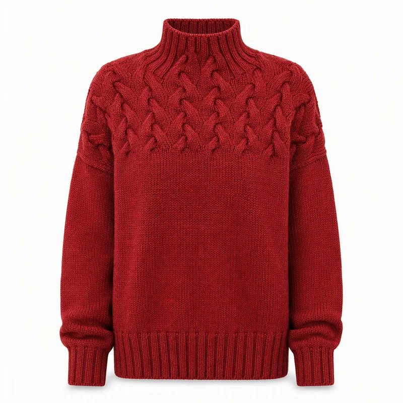 Jimmima – Gestrickter Rollkragen Pullover
