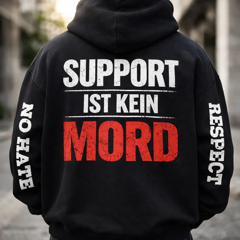 Hoodie - Support ist kein Mord - Uni
