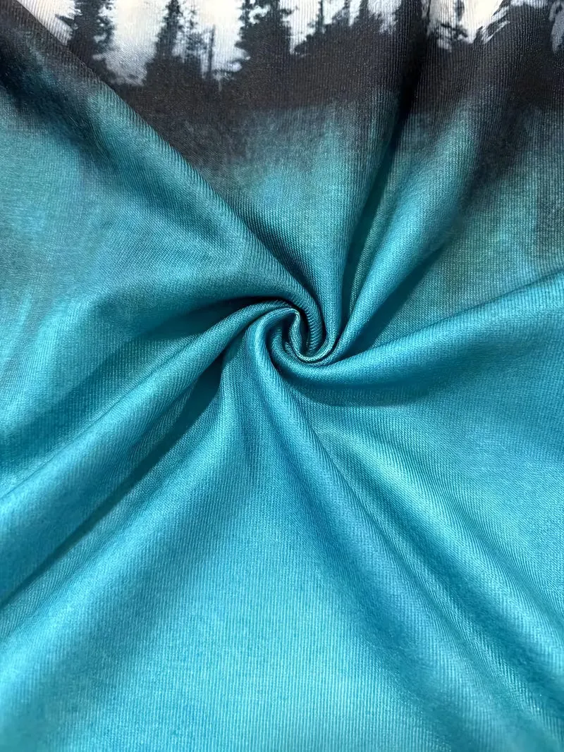 Prajina – Langarm-Hemd Mit Waldmotiv