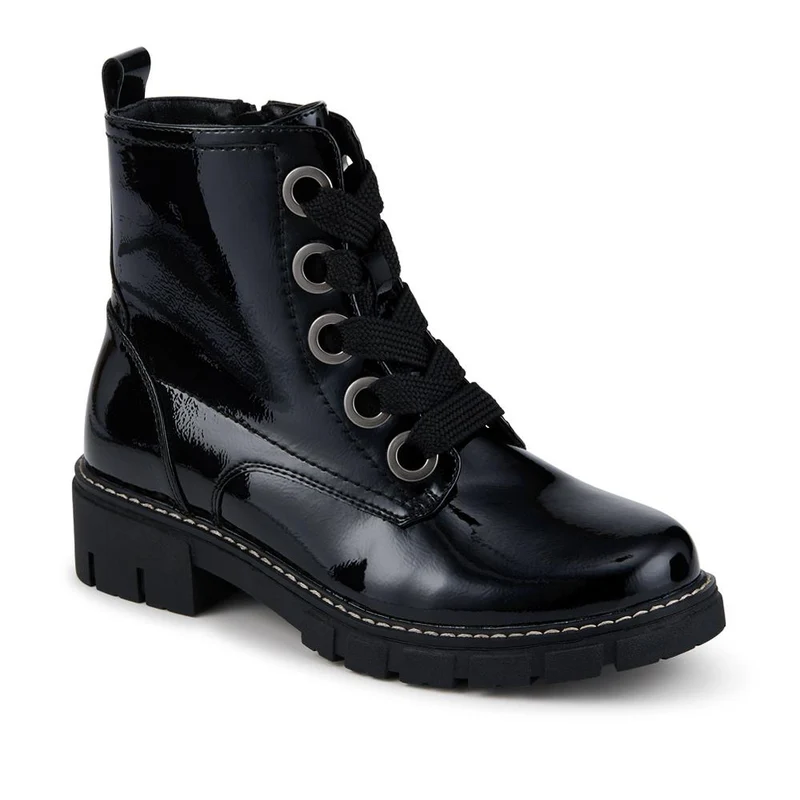 Wide-Fit Chunky Ankle Boots - WBINS42014 / 328 242