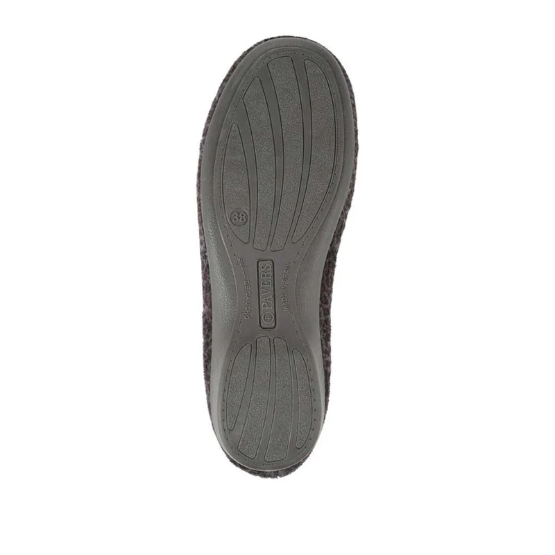 Ballerina Slippers - FEVI36011 / 322 745 - Grey Leopard