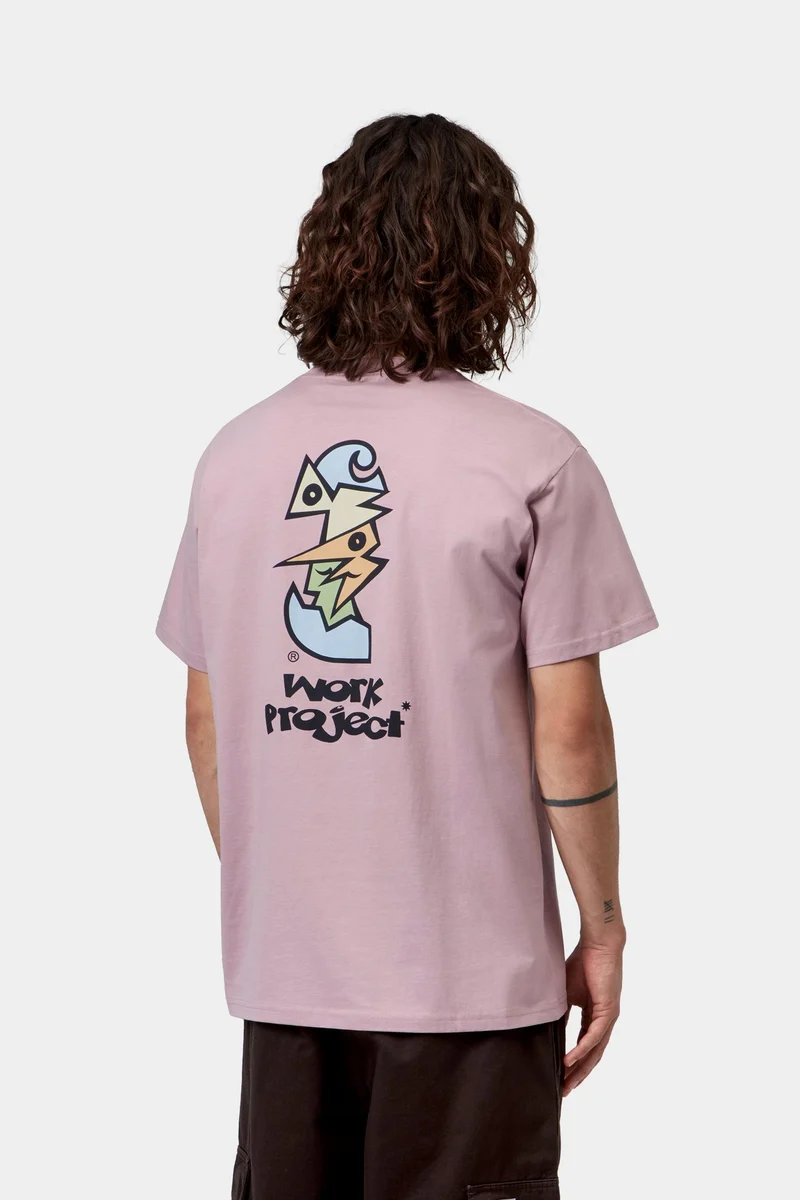 Carhartt WIP Kubistisches T-Shirt für Herren | Hortensie