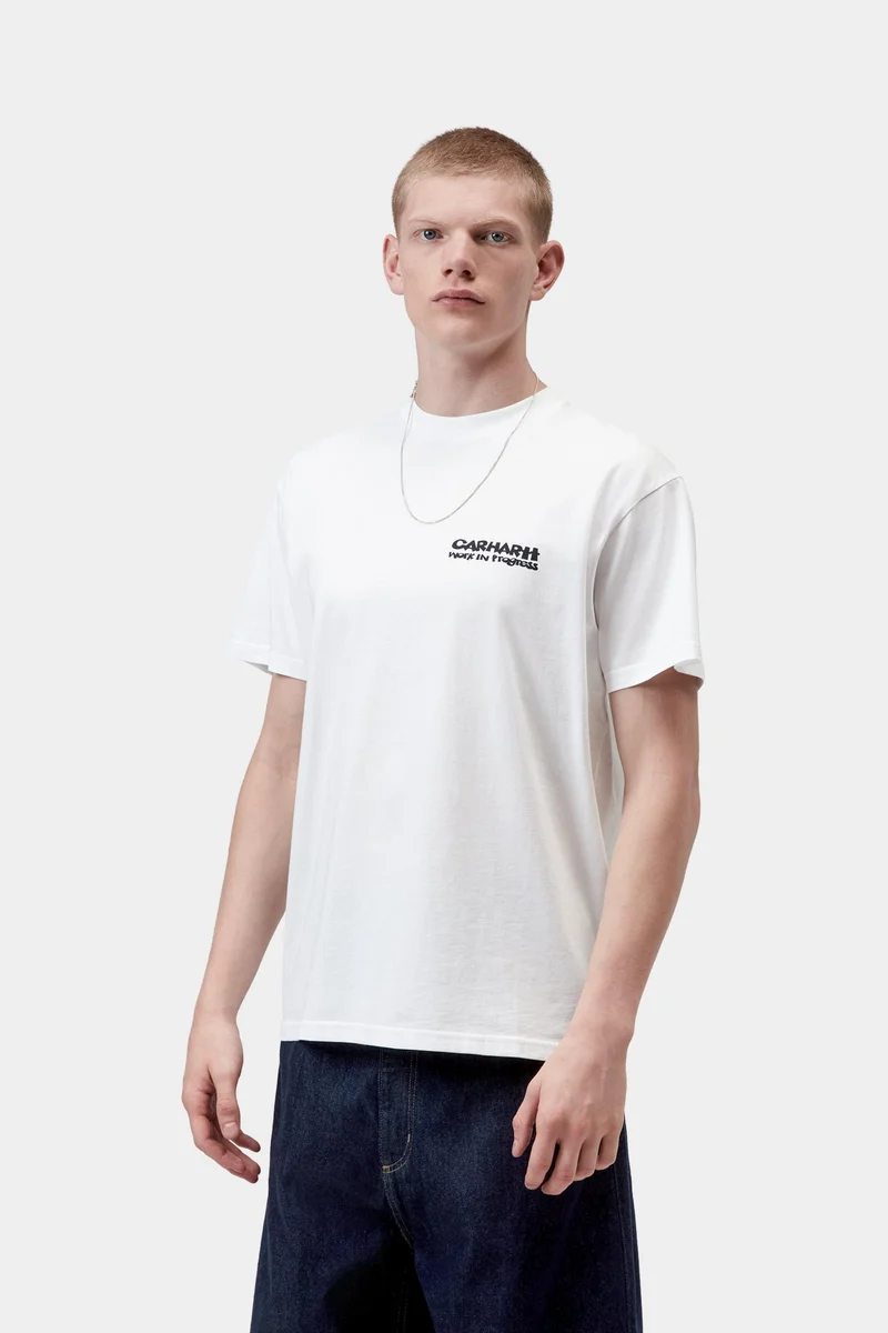 Carhartt WIP Kubistisches Herren-T-Shirt | Weiß