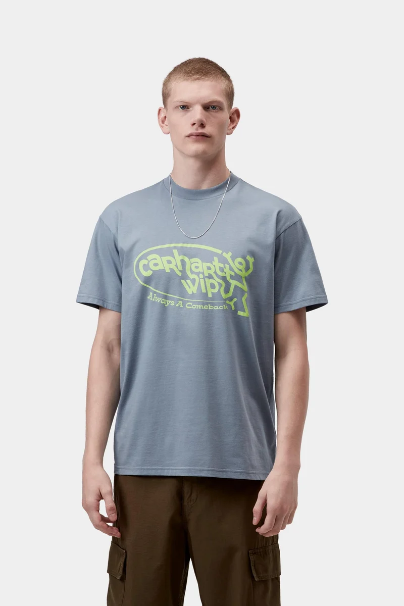 Carhartt WIP Herren-T-Shirt „Immer wieder ein Comeback“ | Schattiges Blau