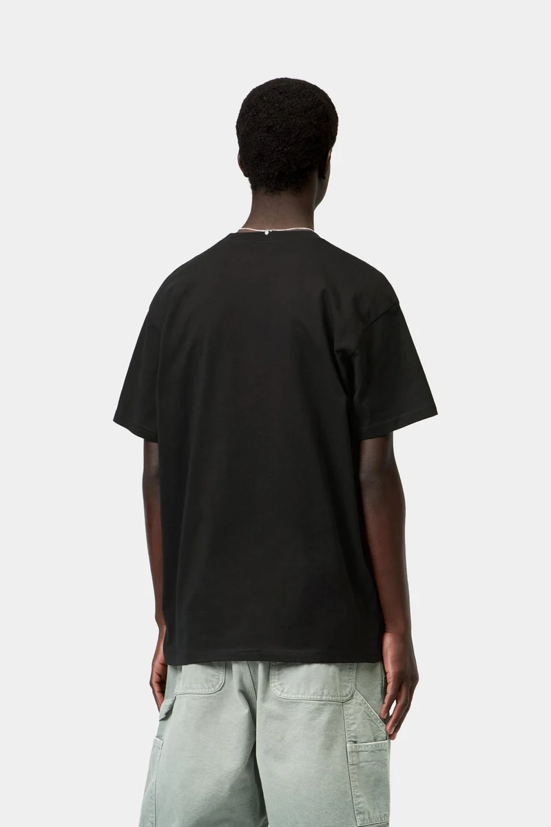 Carhartt WIP Herren-T-Shirt „Immer ein Comeback“ | Schwarz