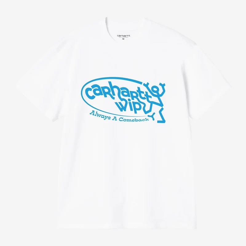 Carhartt WIP Herren-T-Shirt „Immer ein Comeback“ | Weiß
