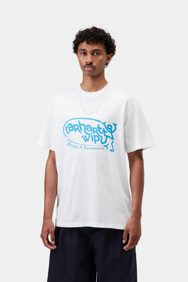 Carhartt WIP Herren-T-Shirt „Immer ein Comeback“ | Weiß