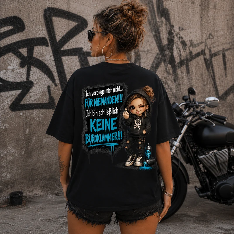 Statement T-Shirt Ich verbiege mich nicht... | Frontprint & Backprint | Unisex