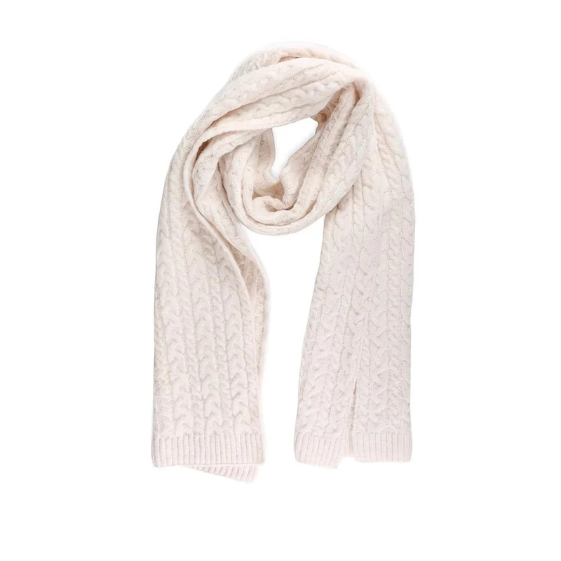 Warm Knitted Scarf - SISK44005 / 329 902 - Off White