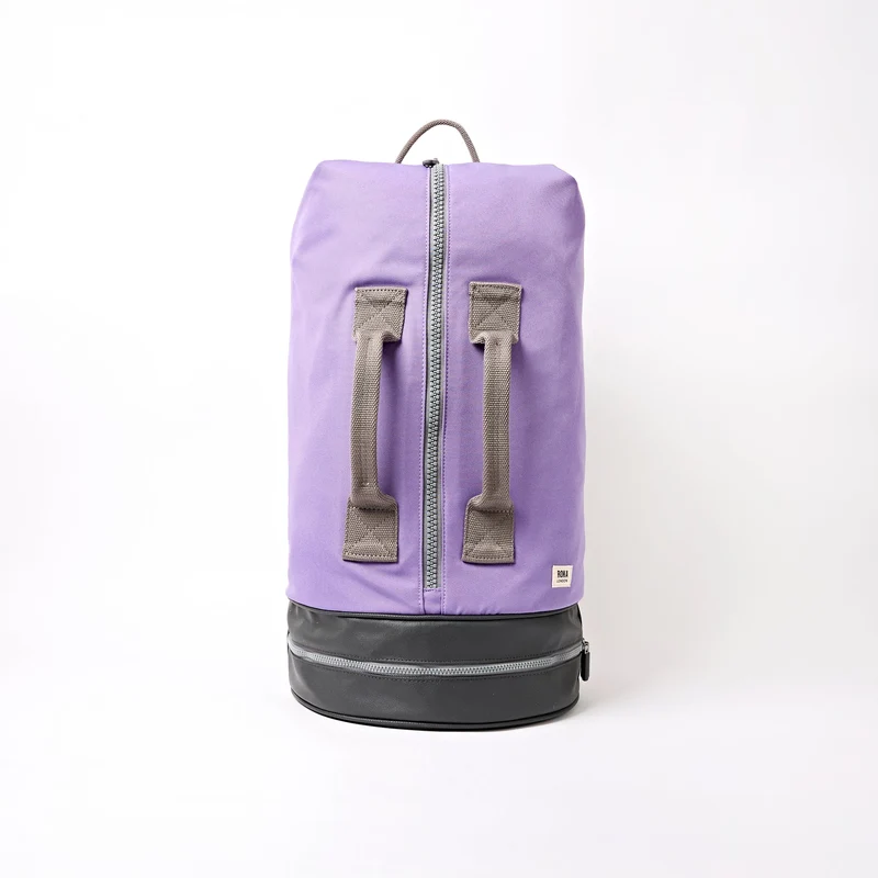 ROKA Heathrow Große Tasche aus recyceltem Canvas | Thistle Bloom