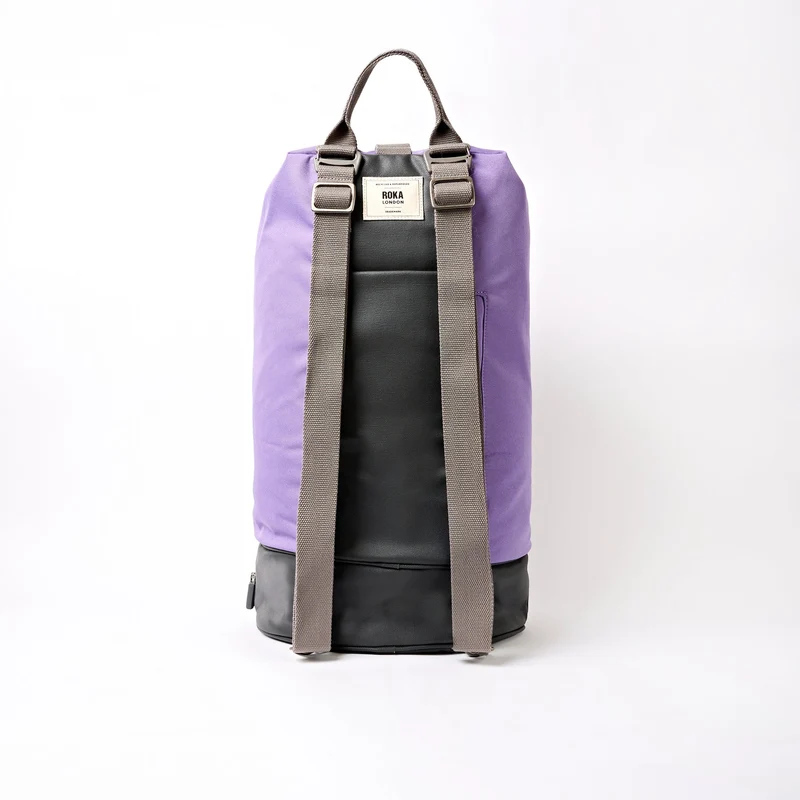 ROKA Heathrow Große Tasche aus recyceltem Canvas | Thistle Bloom