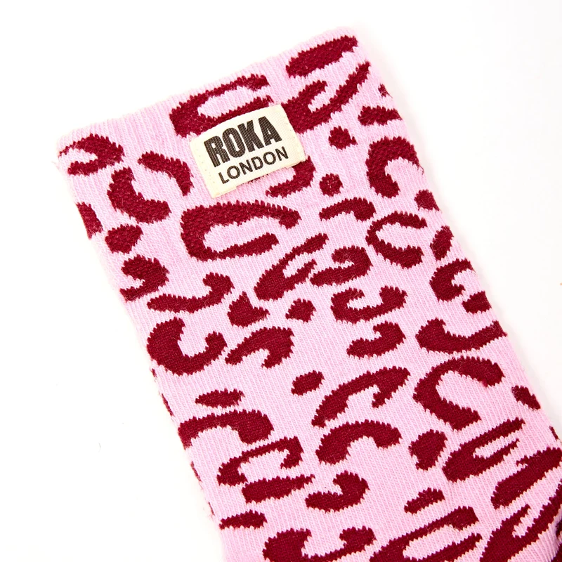 ROKA Wimbledon Bio-Baumwollsocken | Vintage Ruby