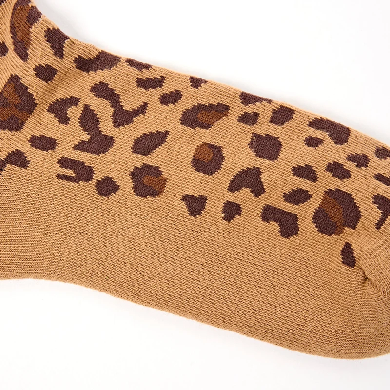 ROKA Wimbledon Bio-Baumwollsocken | Savannah Leopard Sand
