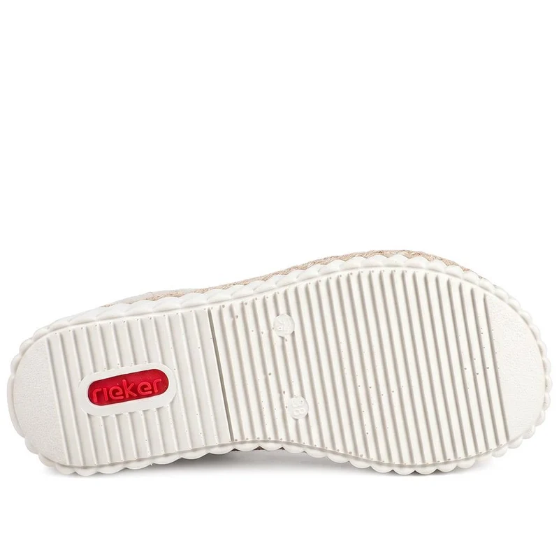 Rieker Extra Wide Antistress Slip On Sandals - RKR43082 / 330 733 - Black Multi