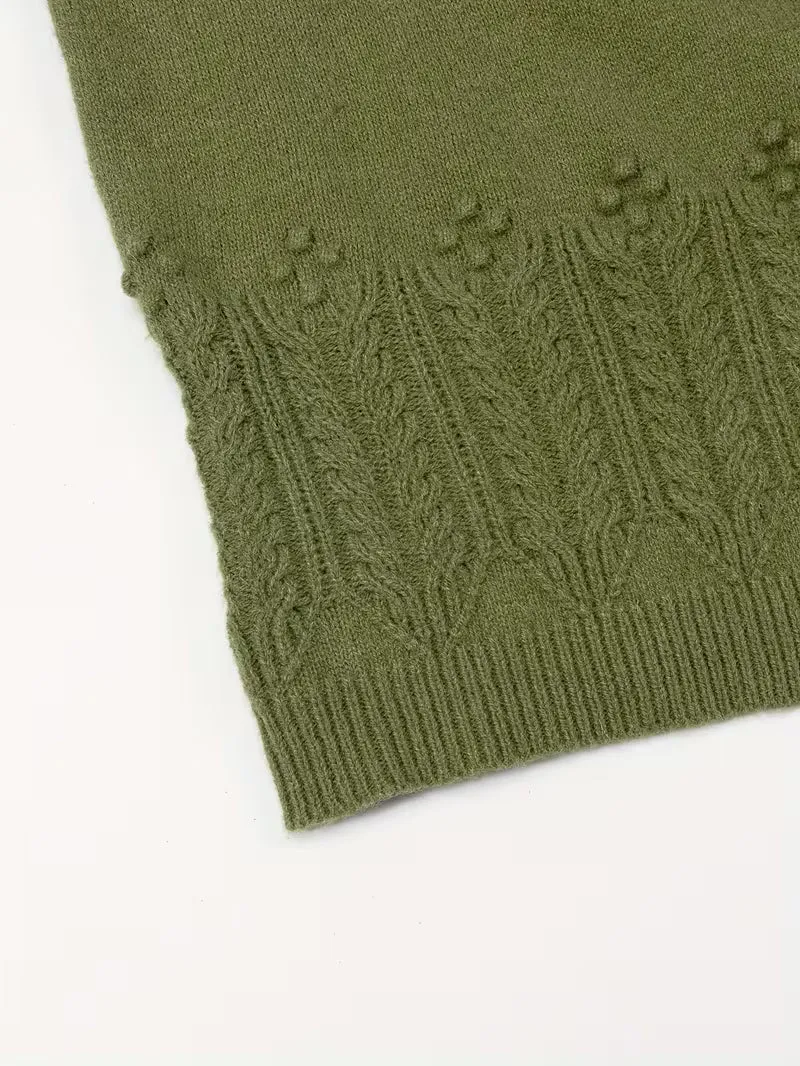 Ghizala – Pullover Mit Rundhalsausschnitt Und Blumenmuster
