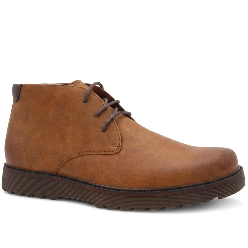 Wide Fit Lace Up Chukka Boots - XINGH44004 / 329 924