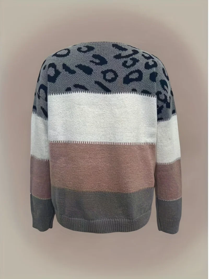 Lona – Strickpullover Mit Leopardenmuster