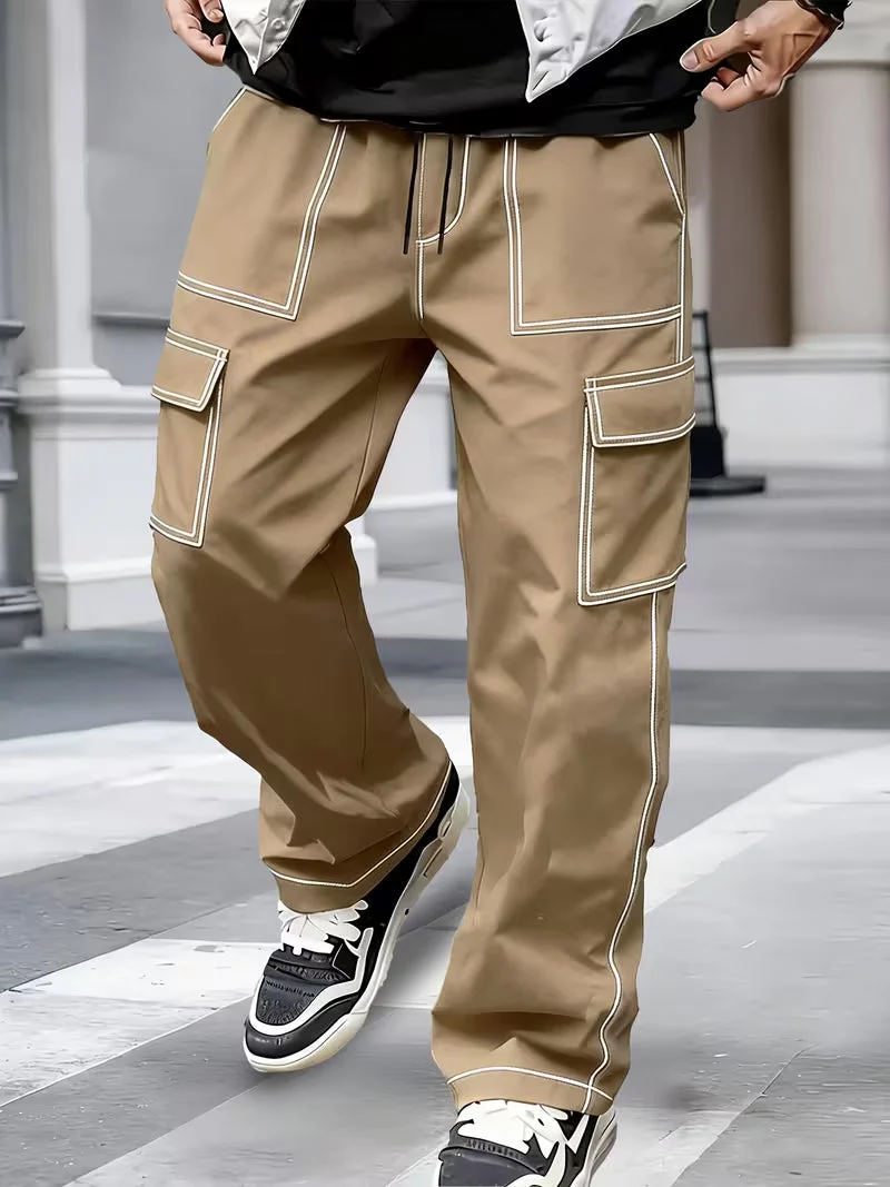 Jamein – Cargohose Mit Kontrastnähten
