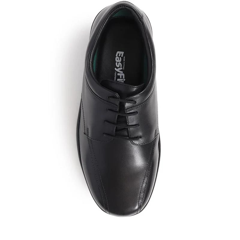 Extra Wide Fit Smart Lace-Up Shoes - CEASARIO / 324 140 - Black