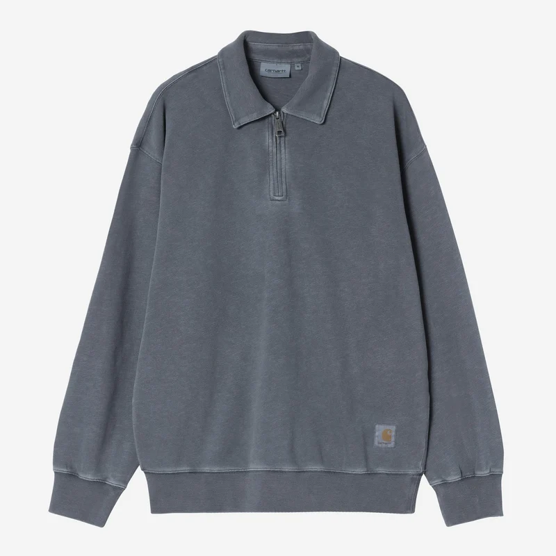 Carhartt WIP Harper Polo-Shirt für Herren | Carbon-gefärbt