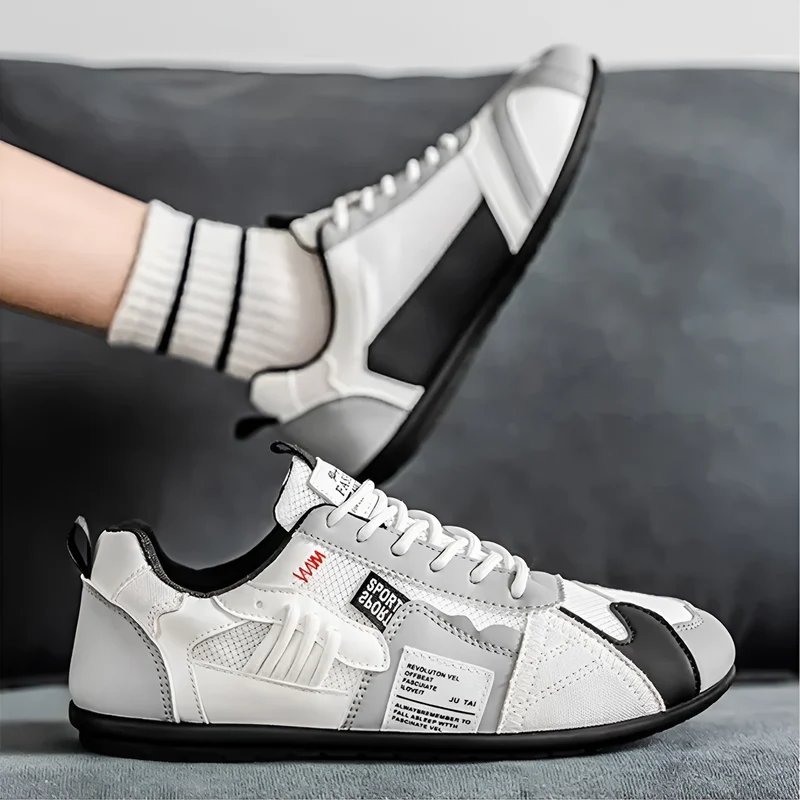 Yussuf - Lässige Sneaker Mit Strukturierten Seiteneinsätzen